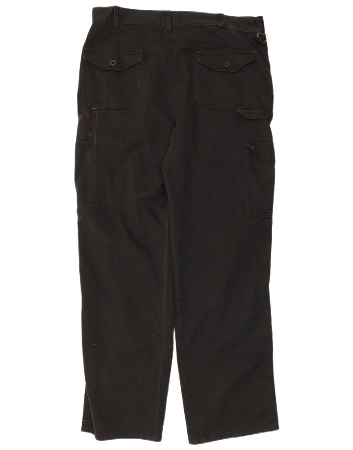 Calça Dickies Mens Redhawk Straight Cargo W36 L30 Poliéster Preto