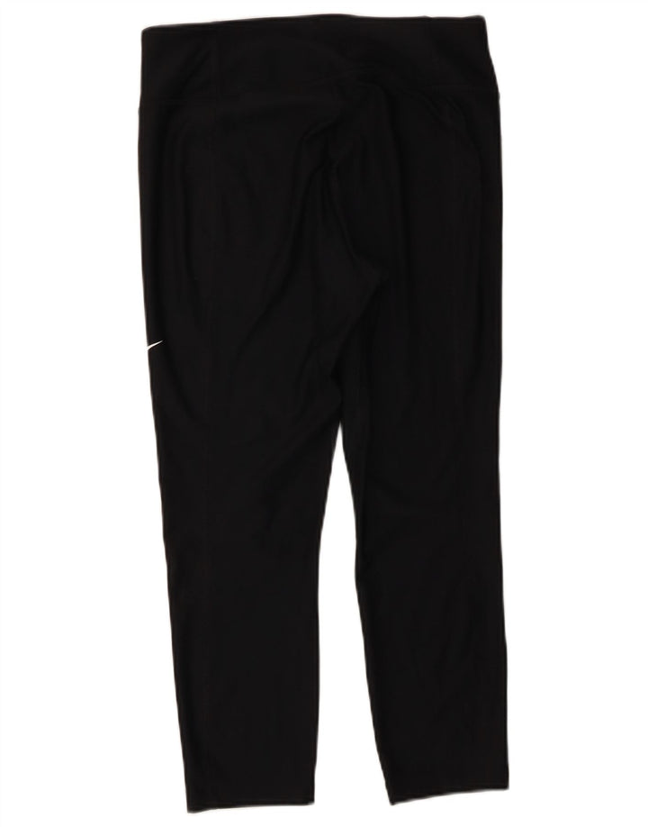 Leggings Nike Dri Fit Capri UK 12 Médio Preto Poliéster