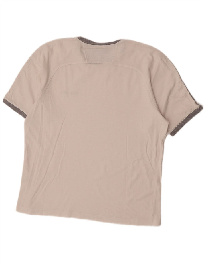 Camiseta masculina Champion grande listrada branca