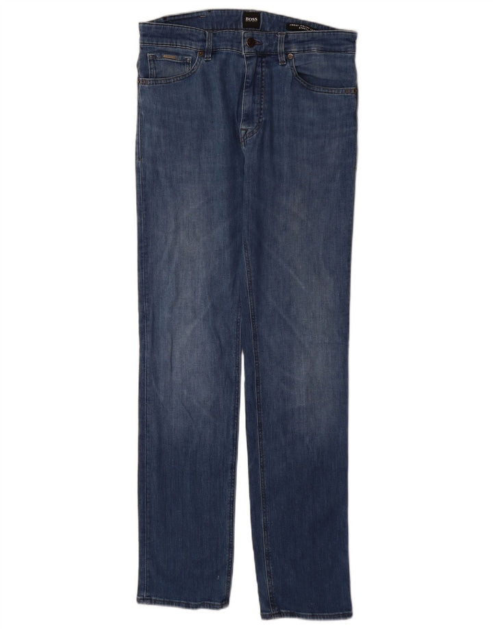 HUGO BOSS Jeans Slim Feminino W30 L32 Azul Algodão