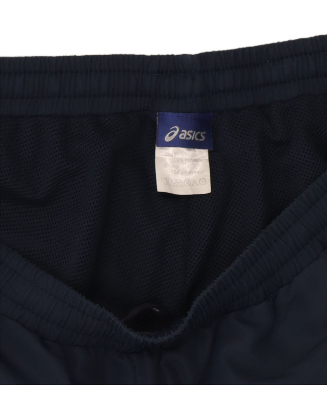 Calça de treino masculina Asics grande azul marinho Colourblock poliéster