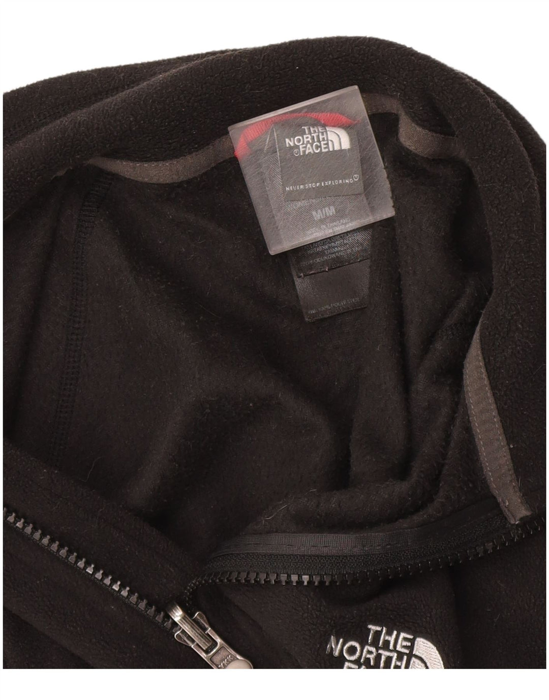Jaqueta feminina The North Face Liner Fleece UK 14 poliéster preto médio