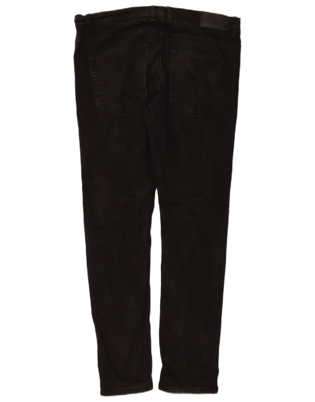 FRENCH CONNECTION Mens Jeans Slim W36 L32 Algodão Preto