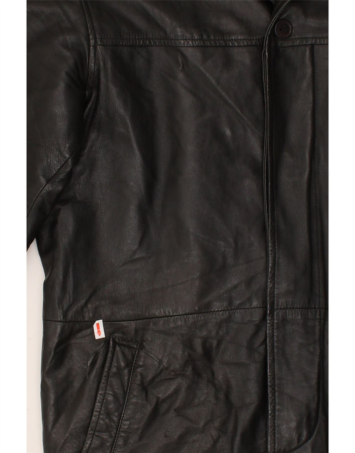Casaco de couro masculino CONBIPEL IT 46 pequeno couro preto
