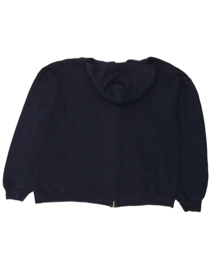 Suéter feminino com capuz RUSSELL ATLÉTICO Dri-Power Zip Reino Unido 18 XL azul marinho