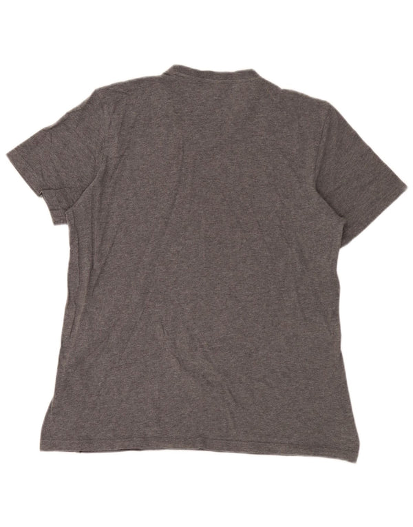 Camiseta masculina Adidas Top cinza médio algodão