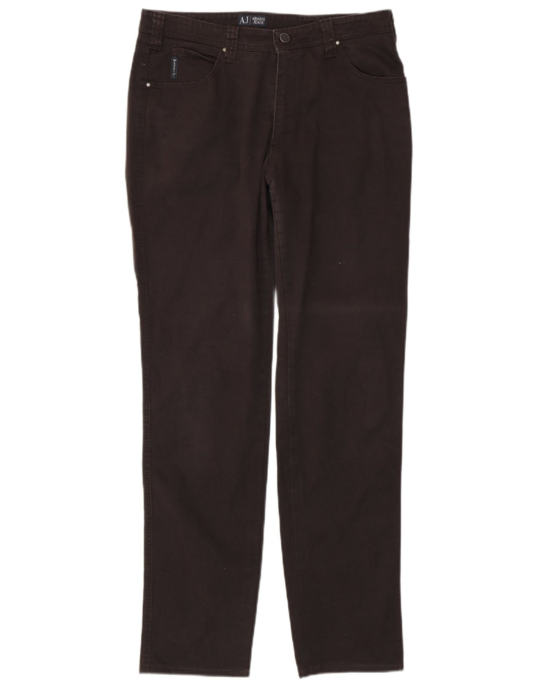 Armani Mens Jeans Slim W33 L33 Algodão Preto