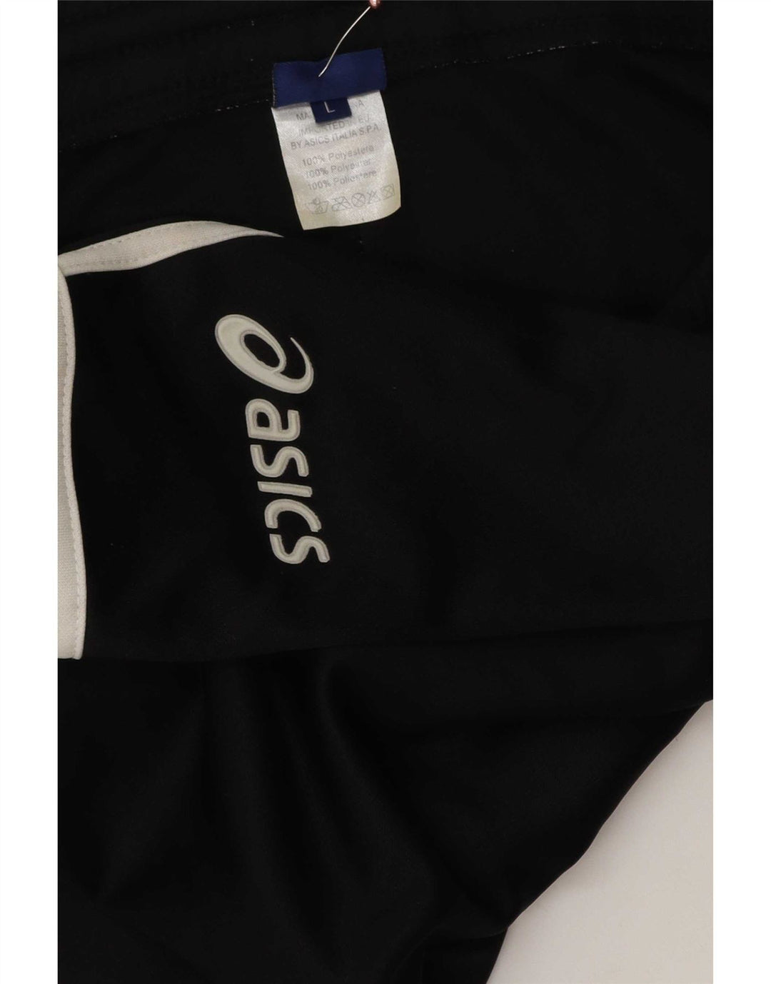 Shorts esportivos masculinos Asics grande poliéster preto