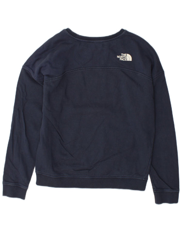 Suéter gráfico feminino The North Face UK 14 médio azul marinho