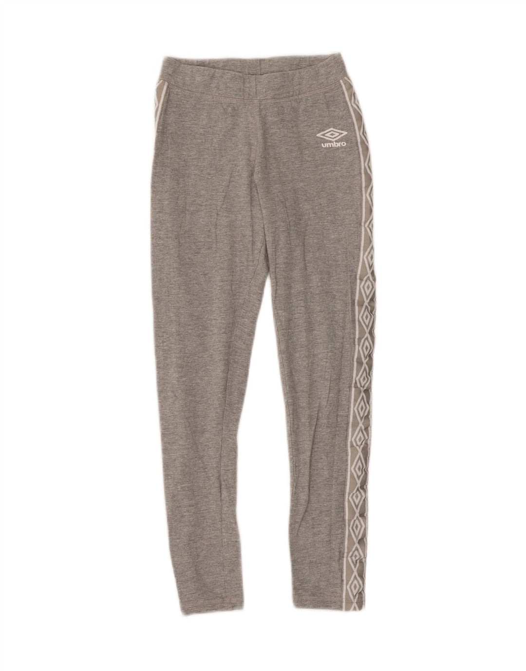 UMBRO Womens Graphic Tracksuit Trousers UK 6 XS  Grey Cotton Vintage Umbro and Second-Hand Umbro from Messina Hembry 