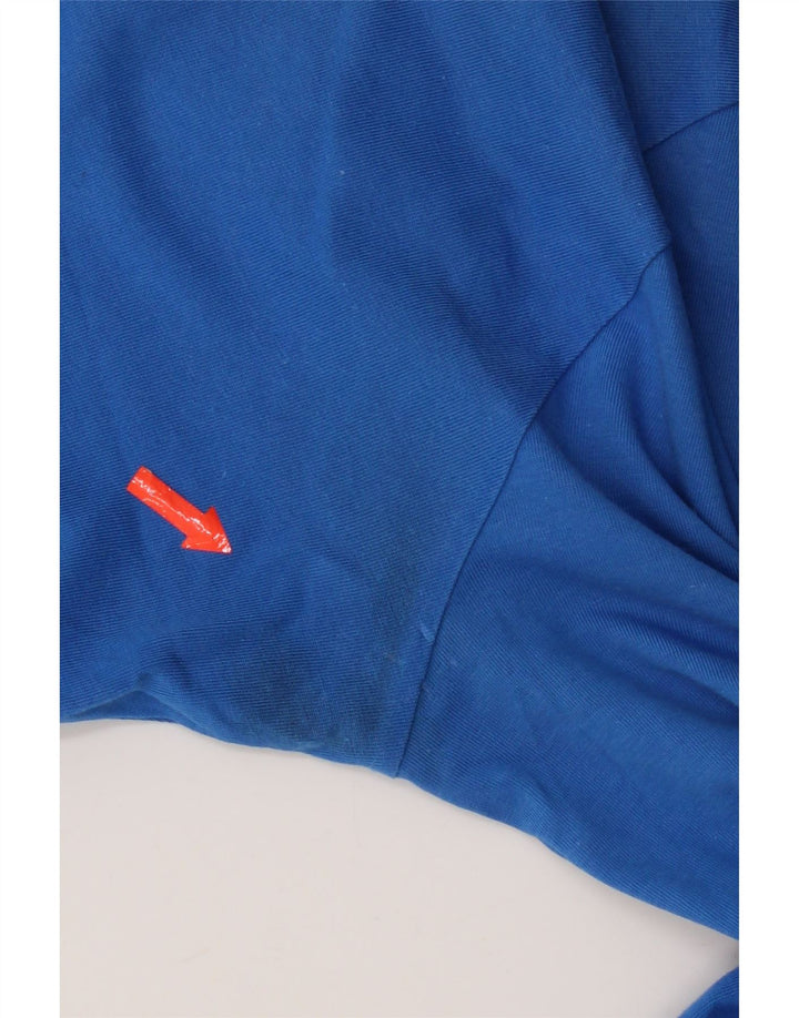 Adidas Mens Camiseta Top XL Azul Algodão
