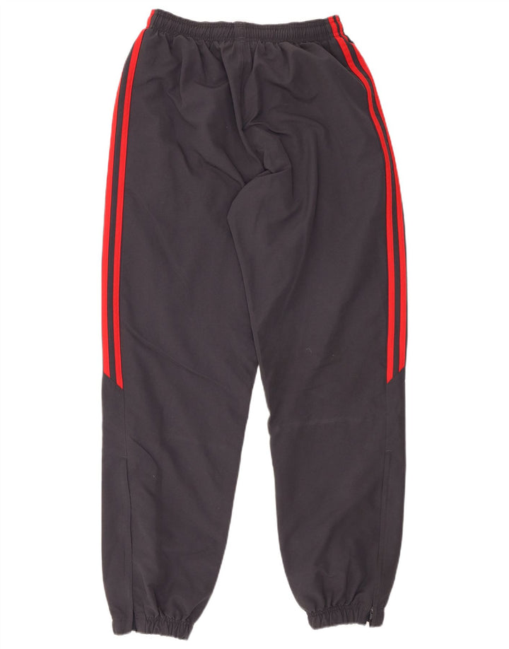 ADIDAS Mens Tracksuit Trousers Joggers Small Grey Polyester