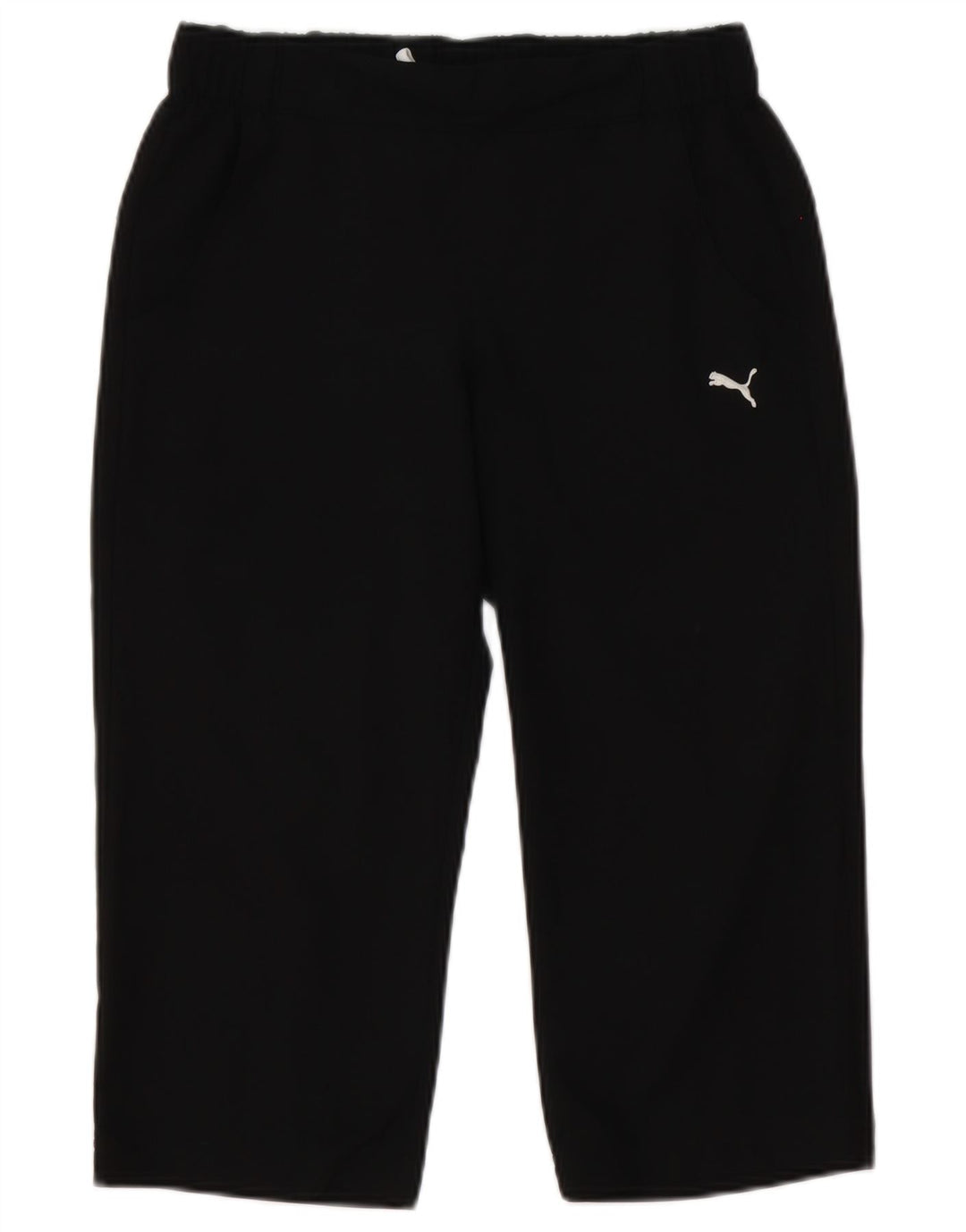 Puma Calça Capri Feminina UK 10 Pequena Preta