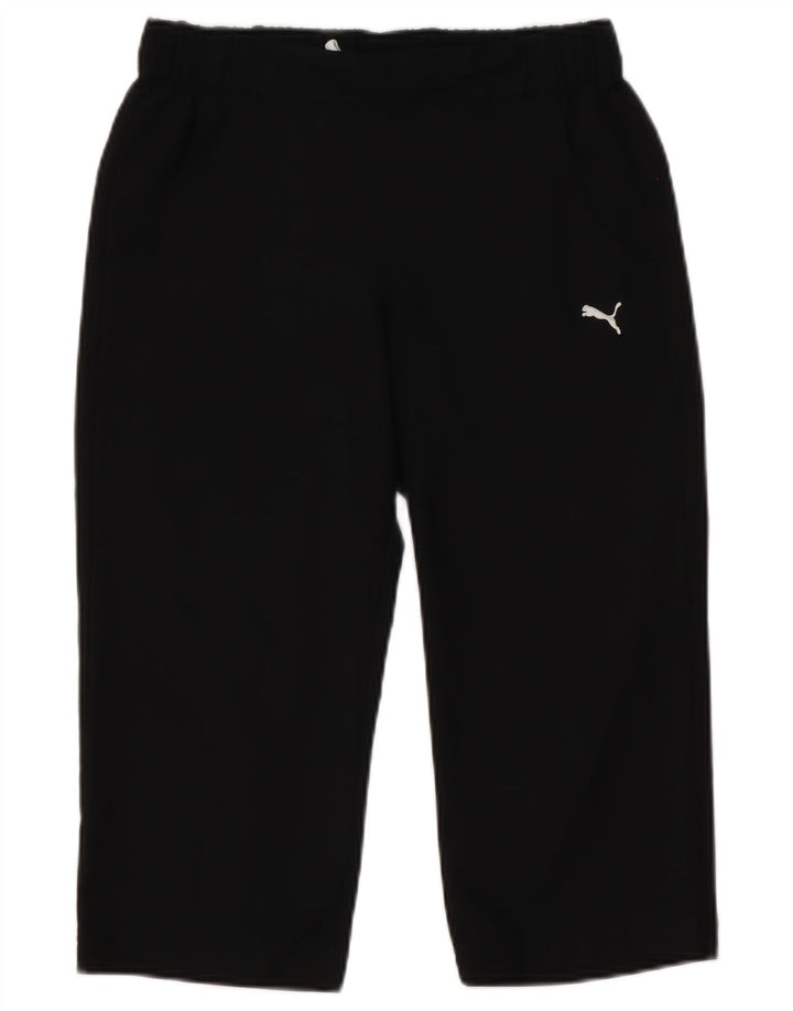Puma Calça Capri Feminina UK 10 Pequena Preta