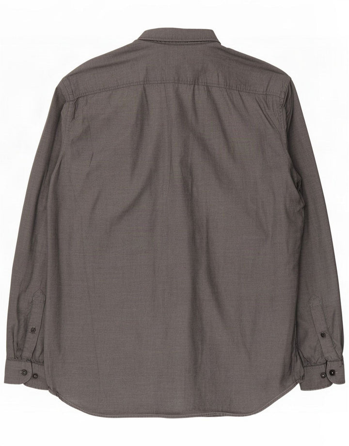 S.Oliver Camisa masculina XL Algodão cinza