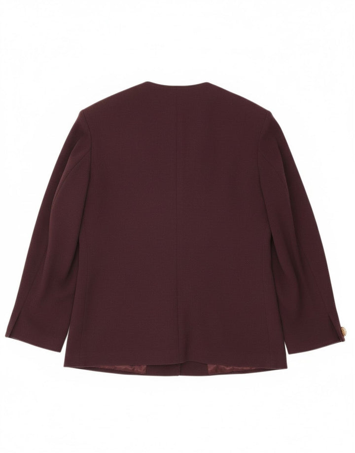 Jaqueta blazer feminina vintage de 4 botões IT 48 XL marrom