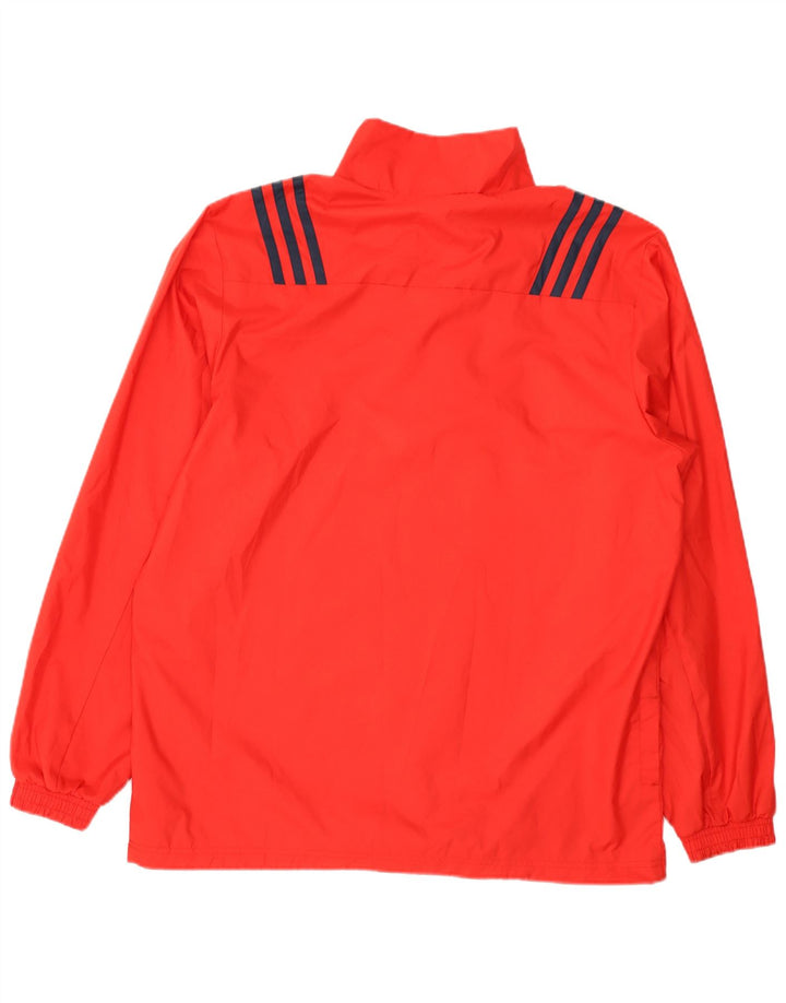 Adidas masculino Munster Rugby gráfico pulôver agasalho jaqueta grande vermelho
