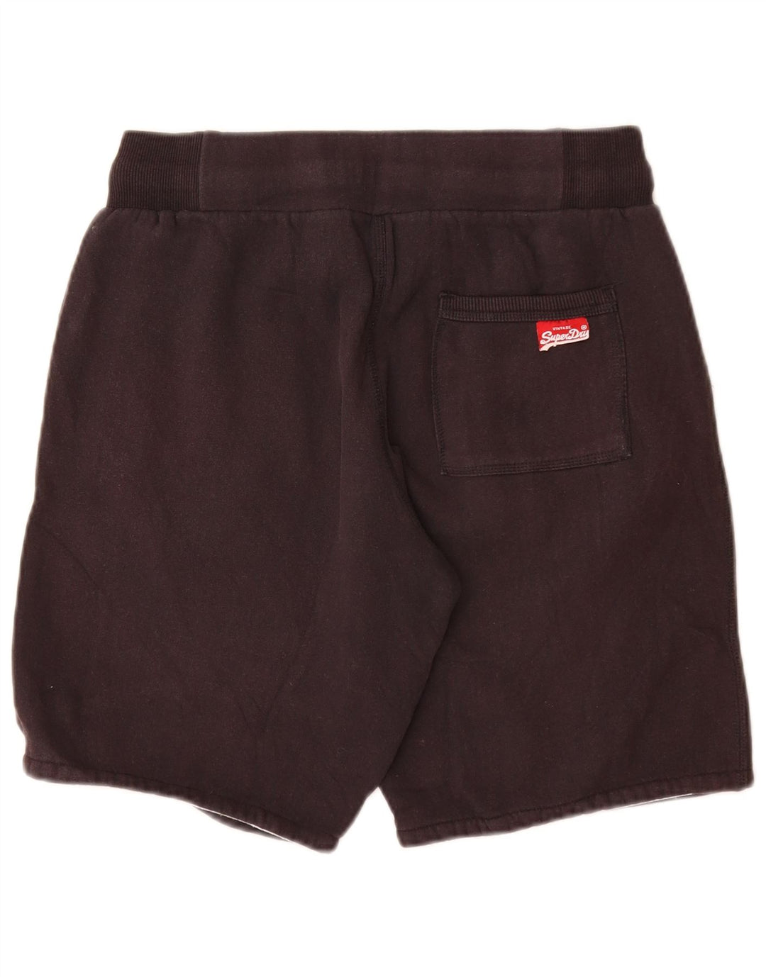 Shorts esportivos gráficos femininos SUPERDRY UK 12 algodão cinza médio