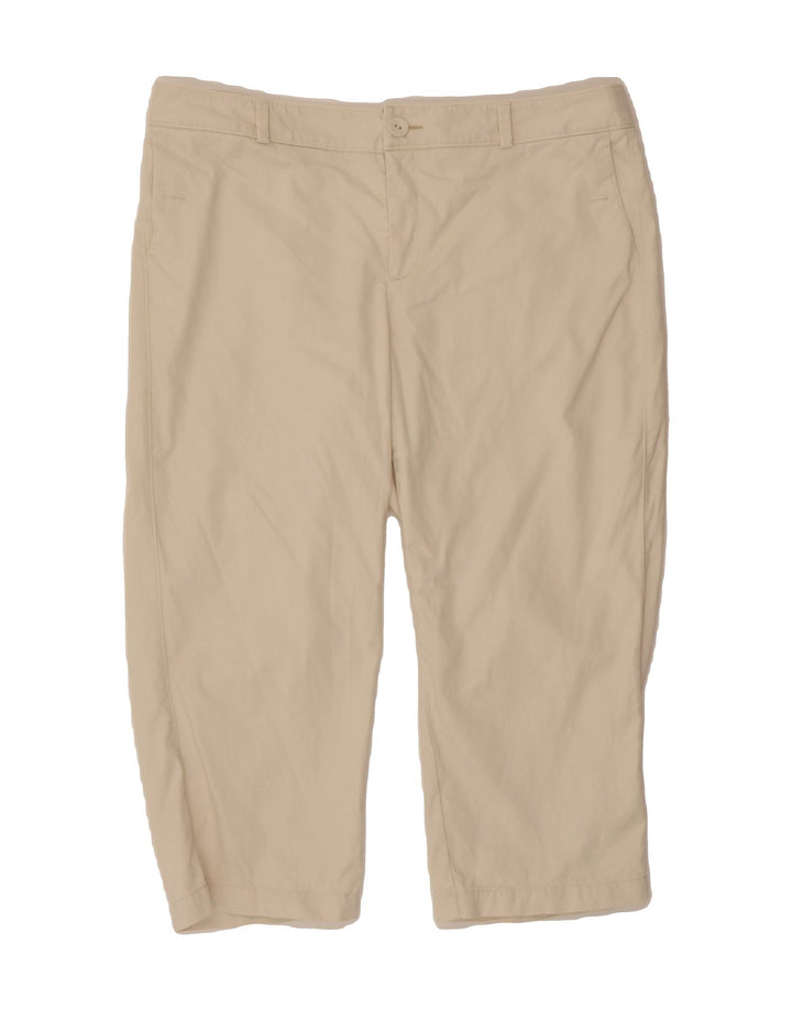 DOCKERS Womens Slim Capri Trousers US 18 2XL W38 L22 Off White Cotton Vintage Dockers and Second-Hand Dockers from Messina Hembry 
