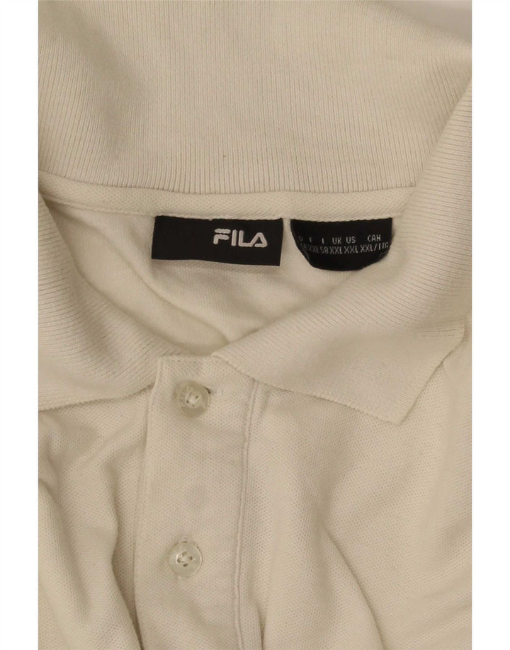 Polo Masculino Fila 2XL Branco