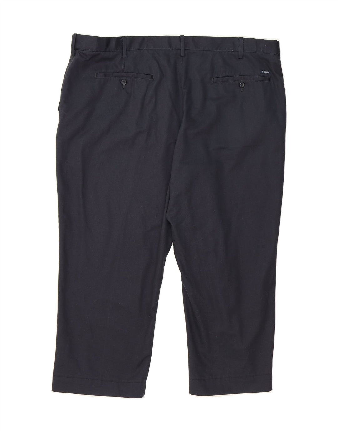 IZOD Mens Straight Capri Trousers W46 L26 Navy Blue Cotton Vintage Izod and Second-Hand Izod from Messina Hembry 