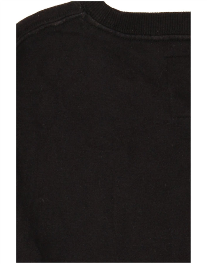 Moletom gráfico Levi's Boys 11-12 anos preto algodão