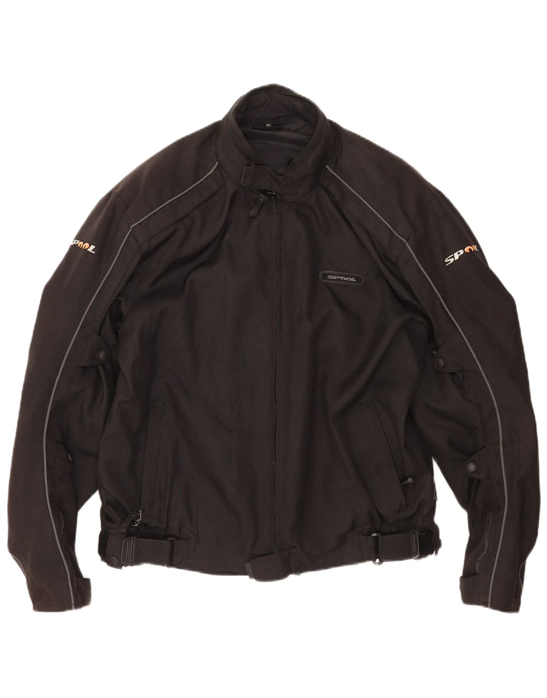 Jaqueta masculina Spool Racer UK 42 XL poliéster preto
