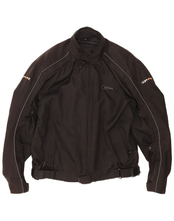 Jaqueta masculina Spool Racer UK 42 XL poliéster preto