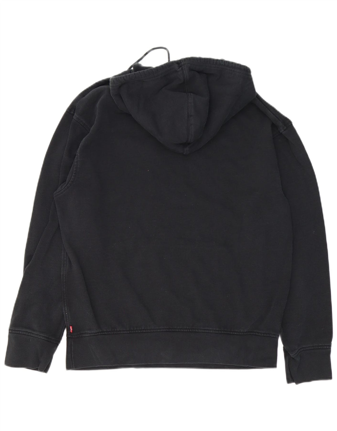 Moletom com capuz gráfico masculino Levi's médio preto algodão