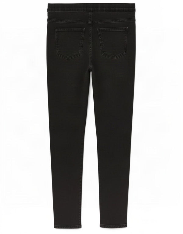 Marks & Spencer Womens Crop Jegging Jeans UK 14 Large W30 L25 Black Cotton