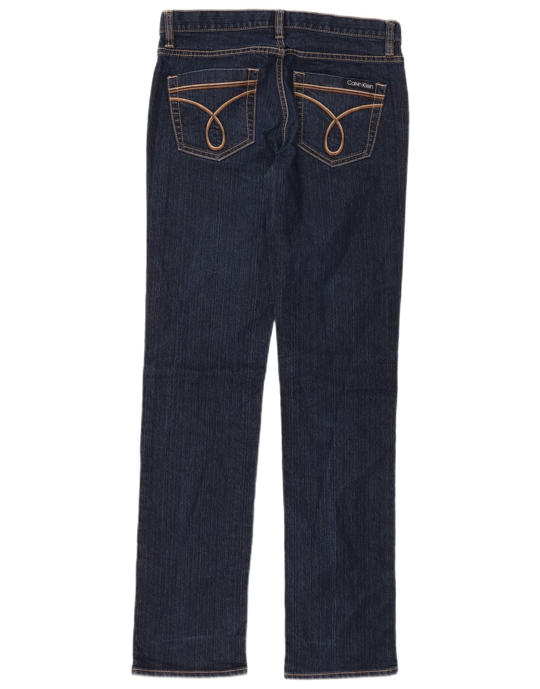 Calça jeans skinny feminina CALVIN KLEIN EUA 2 XS W26 L31 algodão azul marinho