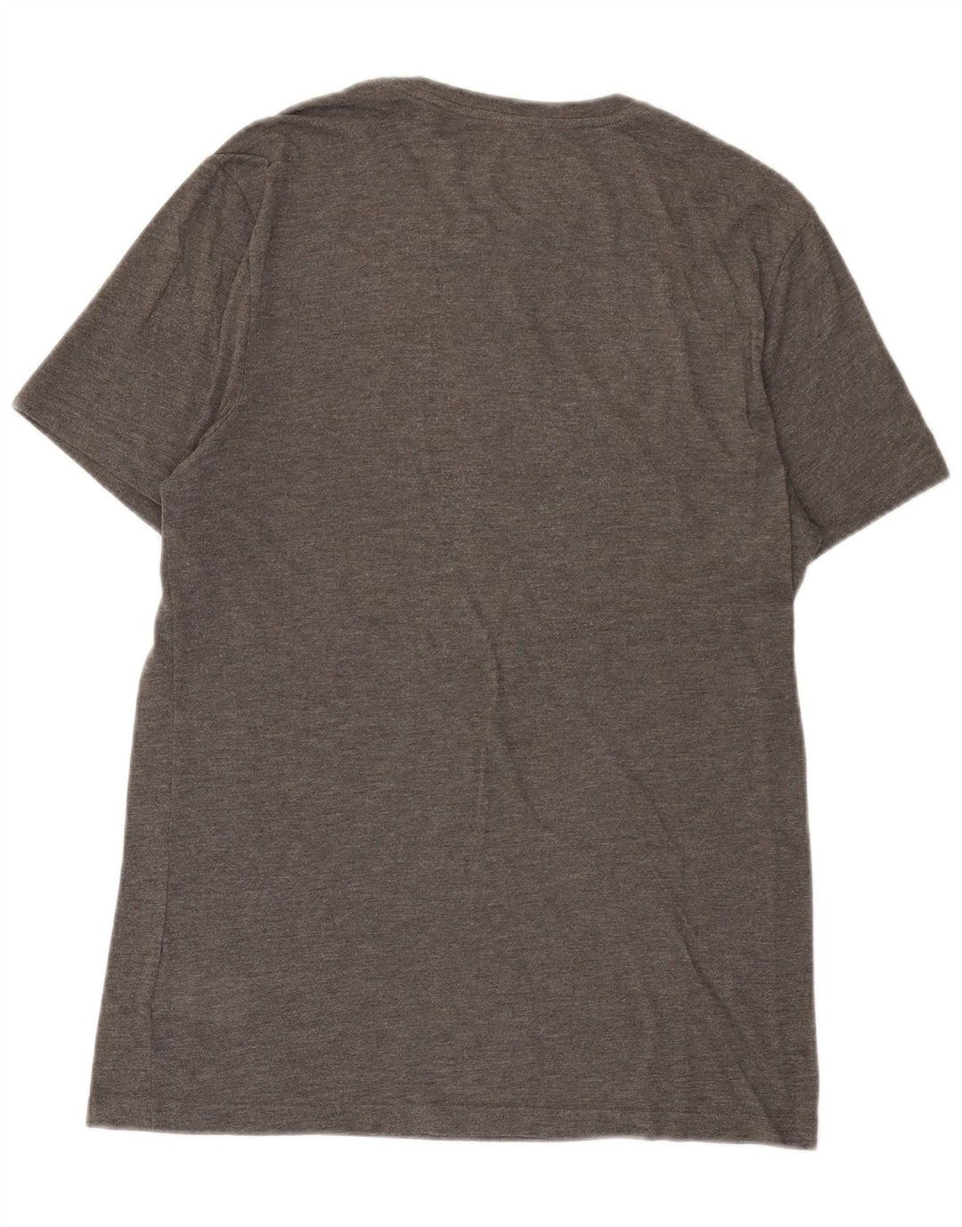 Reebok Mens Graphic T-Shirt Top Cinza Médio Poliéster