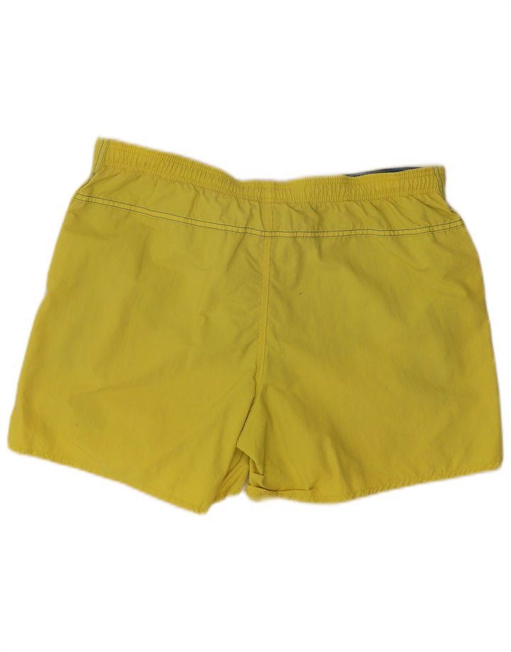 Shorts de natação masculino Adidas médio amarelo nylon