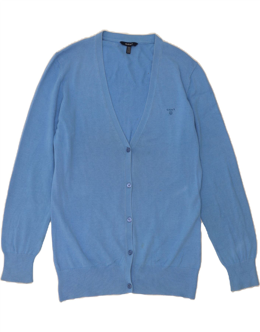 GANT Womens Cardigan Sweater UK 20 2XL Blue Cotton Vintage Gant and Second-Hand Gant from Messina Hembry 