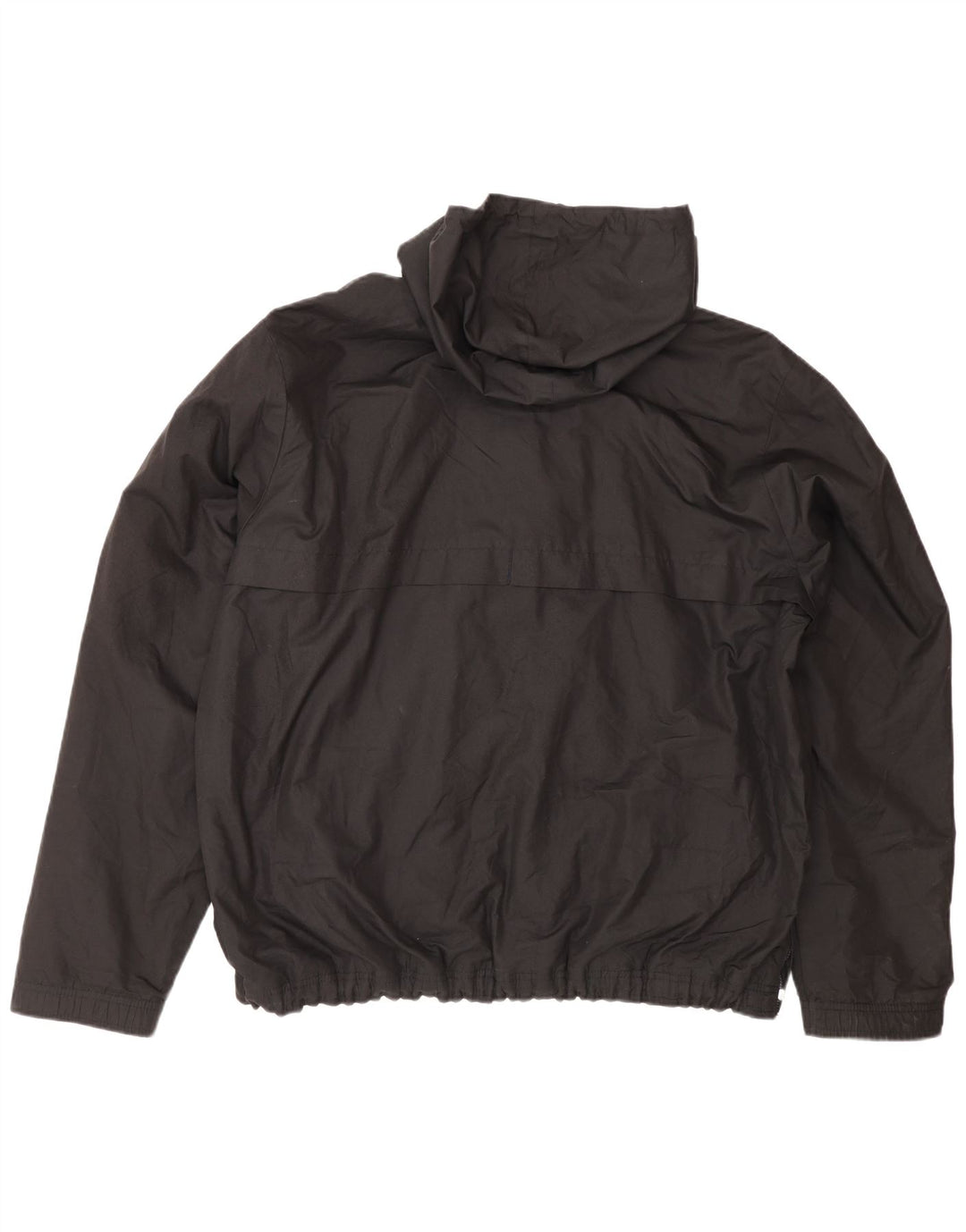 Jaqueta corta-vento masculina Puma com capuz e pulôver UK 42 XL preta