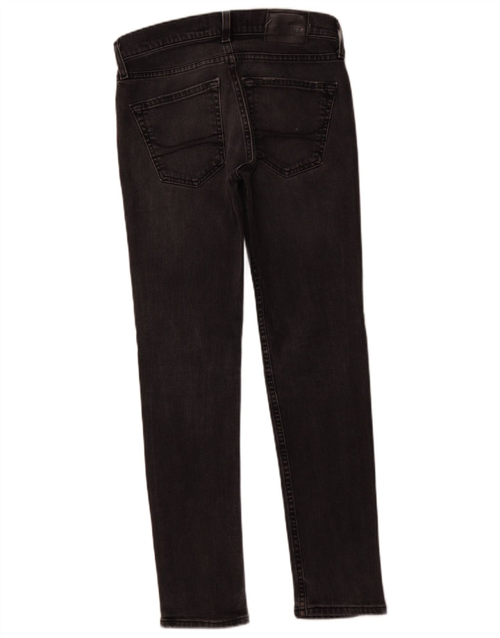 Calça jeans skinny masculina HOLLISTER W28 L30 algodão preto
