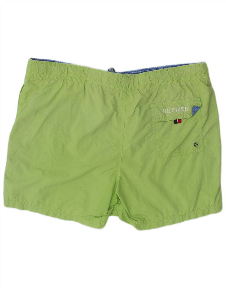 Shorts de natação masculino Tommy Hilfiger poliéster verde médio