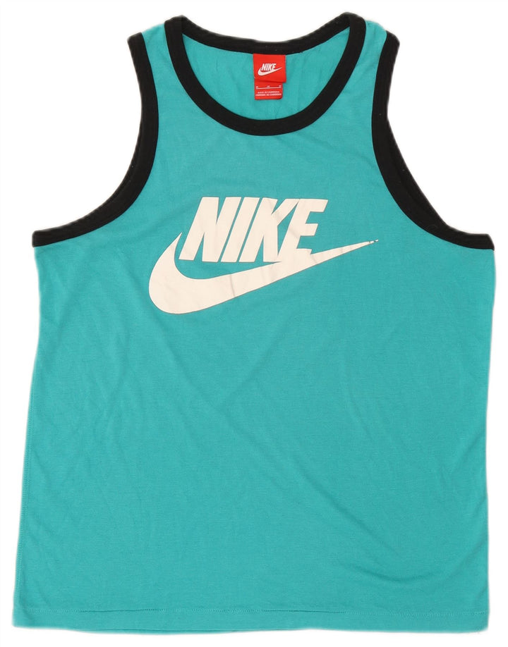 Colete gráfico feminino Nike UK 14 azul médio