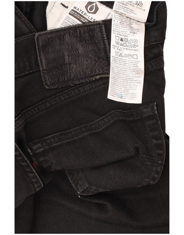 Jeans Levi's 511 Slim Masculino W33 L27 Algodão Preto