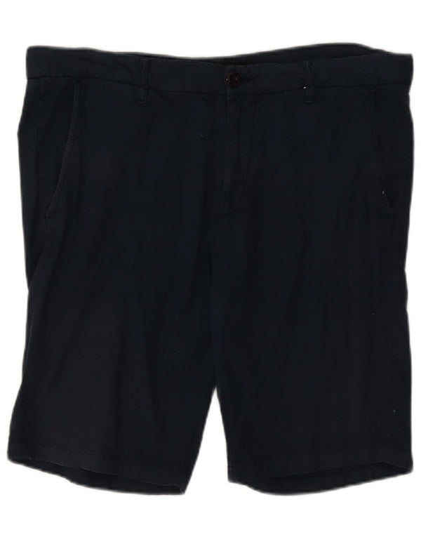 Guess Mens Chino Shorts Tamanho 36 W36 L10 Azul Marinho Algodão
