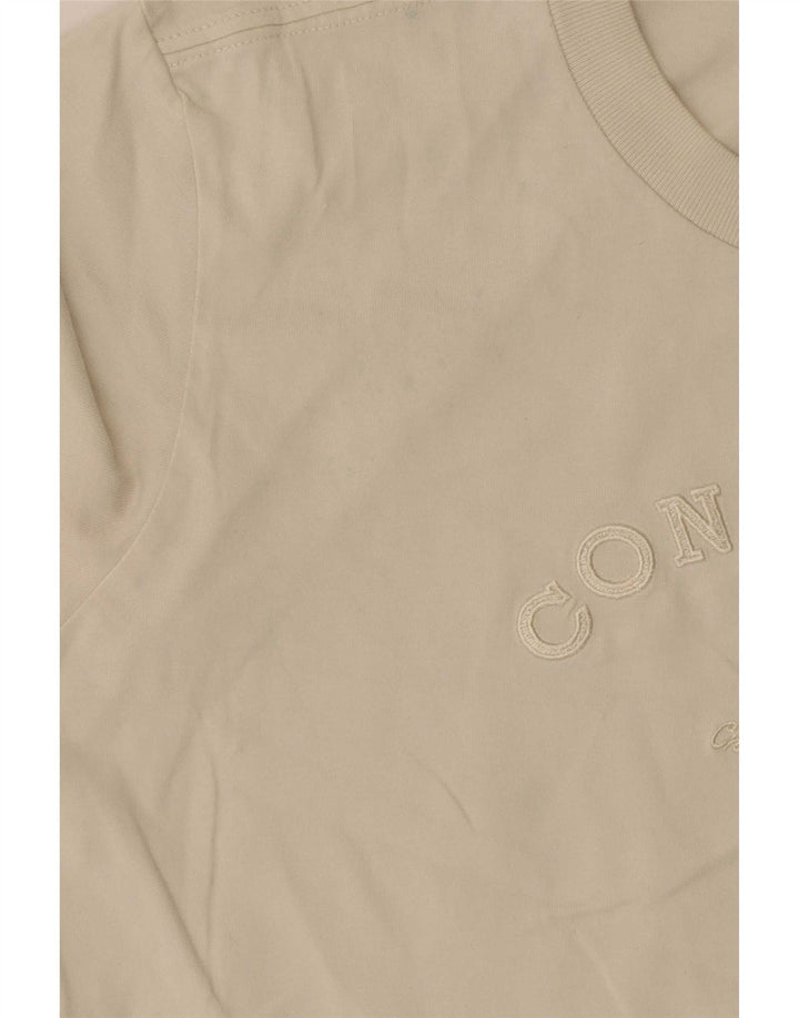 Camiseta feminina Converse Top UK 12 algodão bege médio
