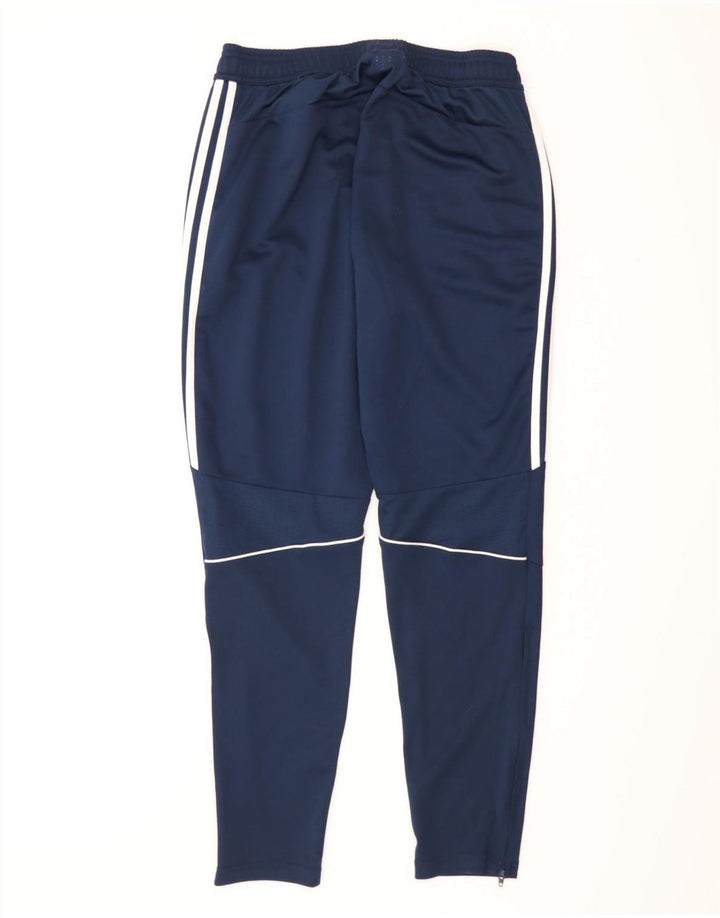 Calça de treino masculina Adidas médio azul marinho poliéster
