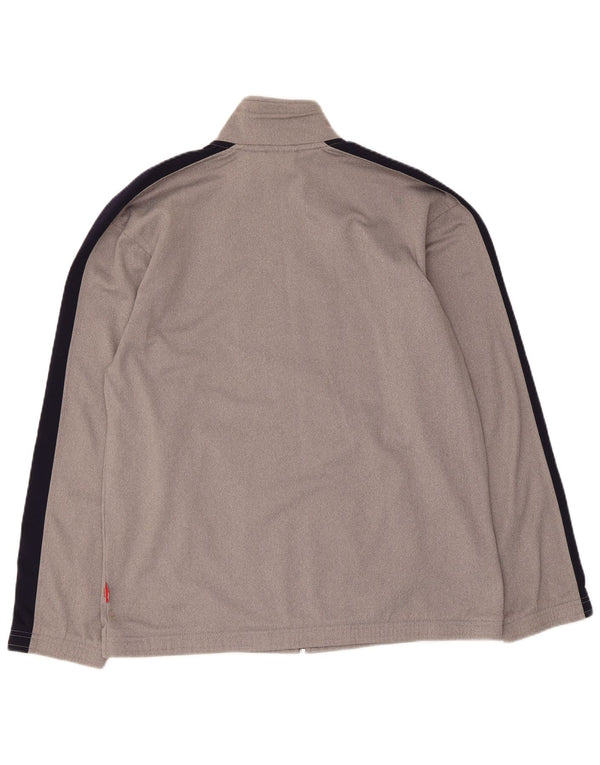 Jaqueta Puma Menino Treino Top 15-16 Anos Cinza Colorblock