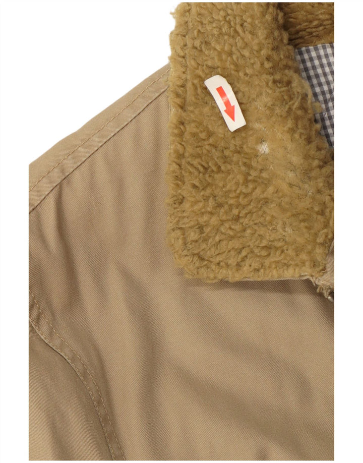 Jaqueta corta-vento masculina French Connection UK 42 XL algodão bege