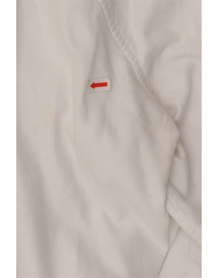 Camisa masculina ZARA Slim Fit grande algodão branco