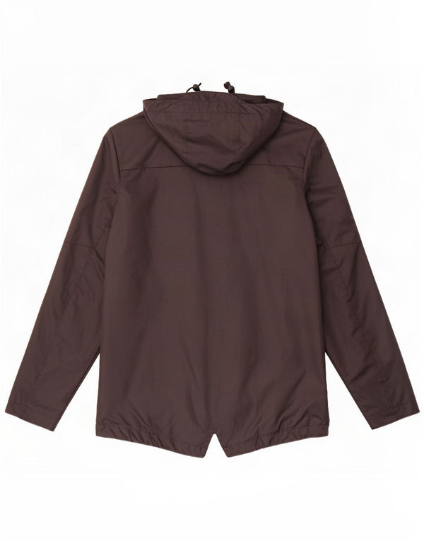 Jaqueta de chuva com capuz Nike Womens Storm-Fit Reino Unido 12 poliéster preto médio