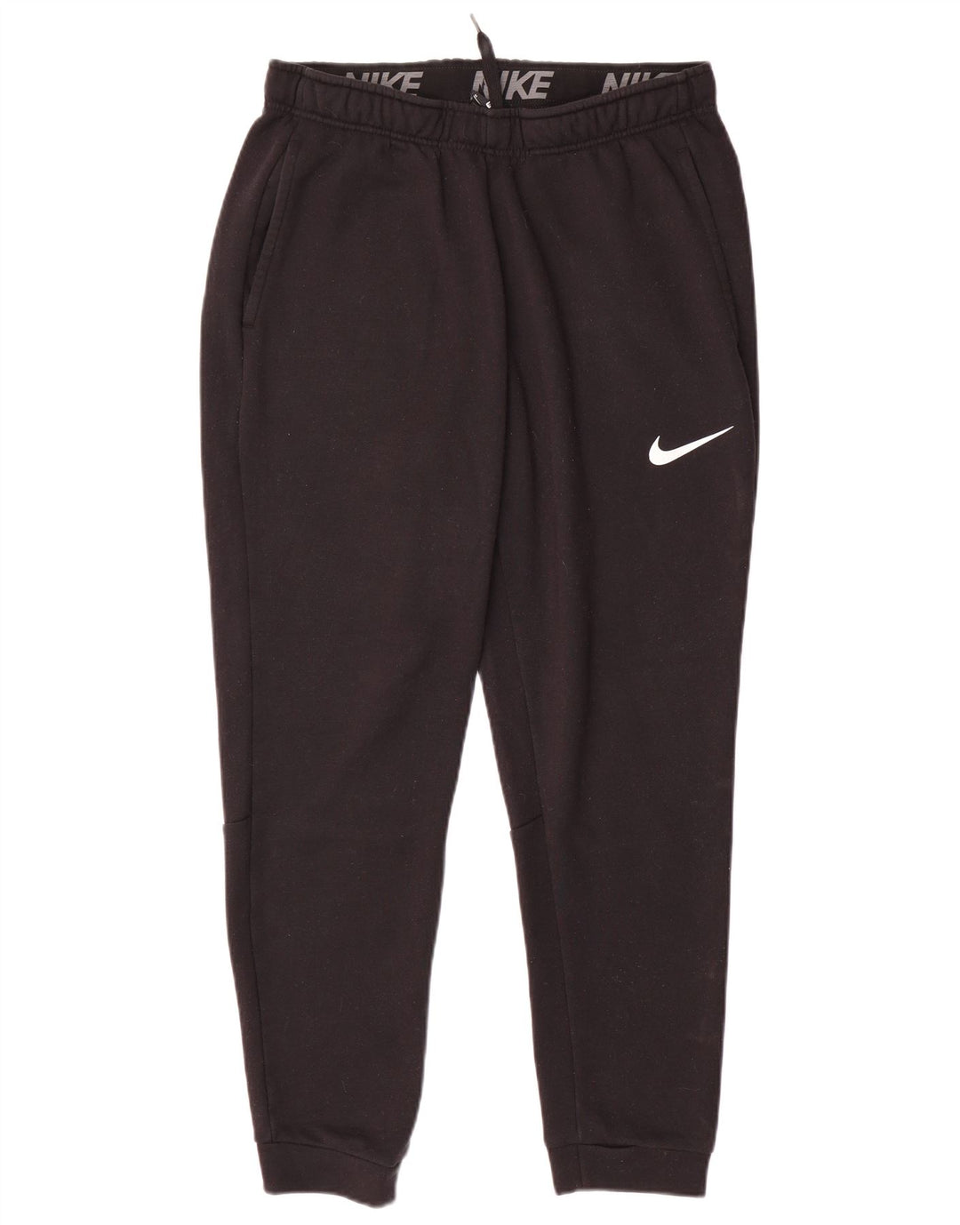 Nike Mens Dri Fit Calças de treino Joggers Médio Preto Poliéster