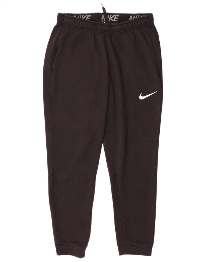 Nike Mens Dri Fit Calças de treino Joggers Médio Preto Poliéster