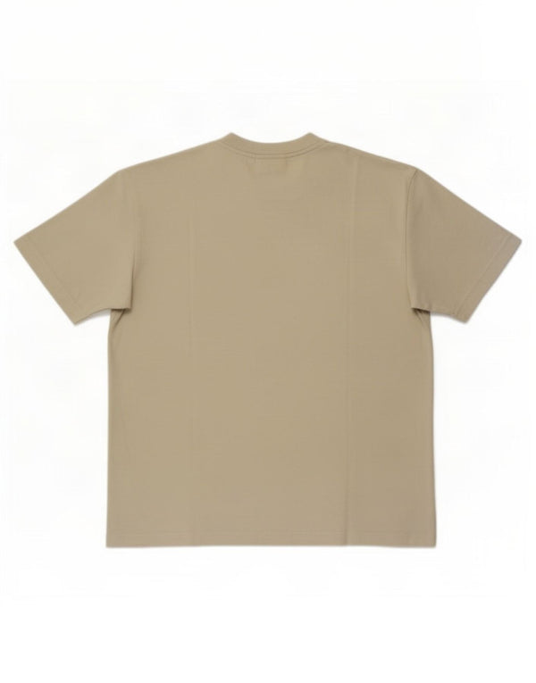 Camiseta masculina estampada Champion grande algodão bege