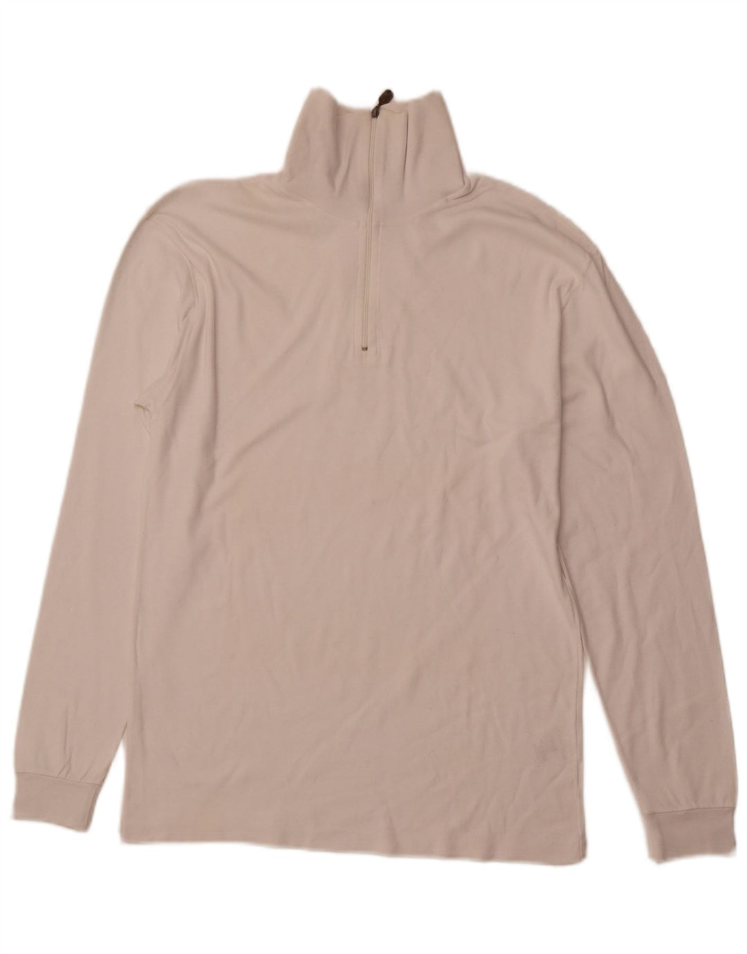 CONTE OF FLORENCE Pulôver feminino com zíper e gola alta IT 52 2XL branco